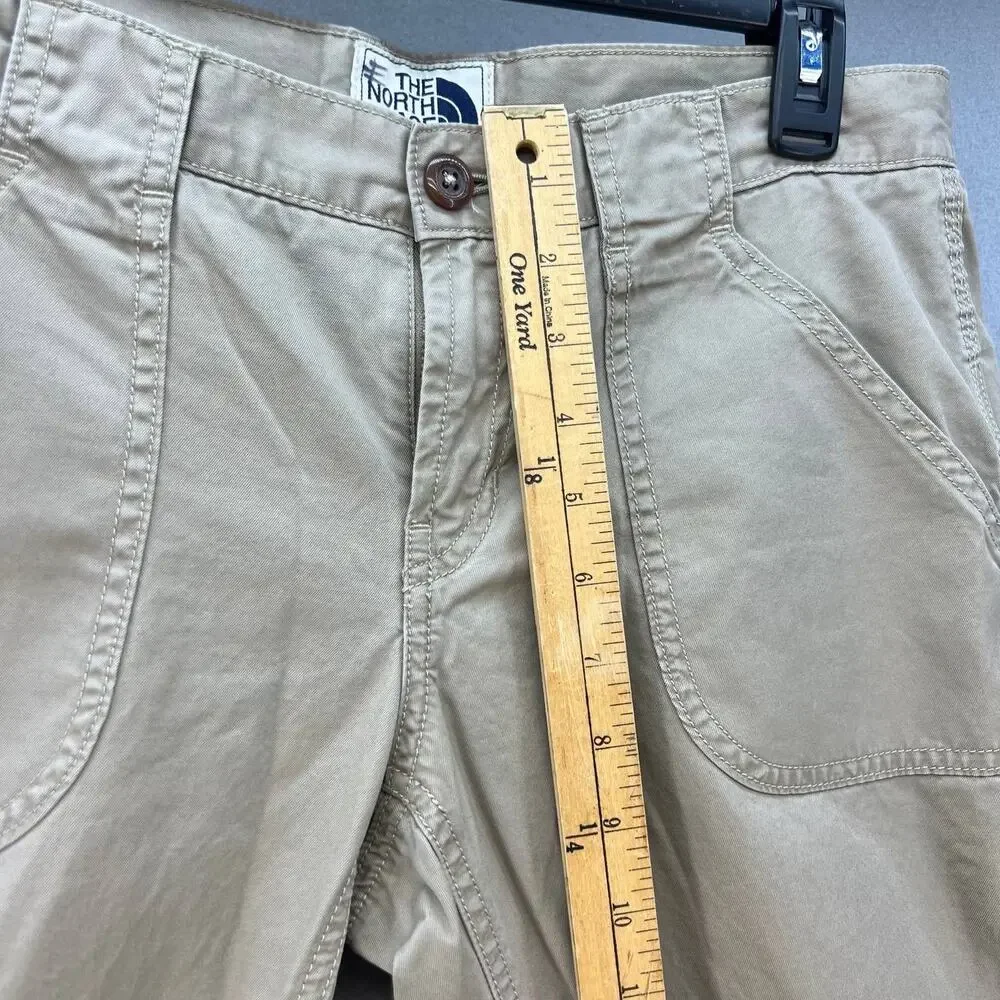 The North Face Women's Khaki Pants Size 10 Adventure Light Weight - Picture 4 of 13